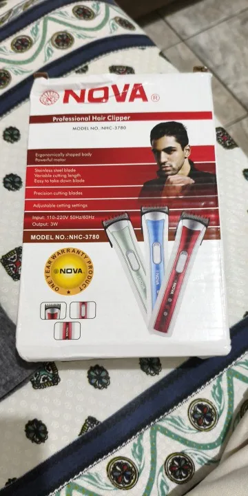 Máquininha De Cortar Cabelo e/ou Barbeador Portátil Aparador Barba 3915 bivolt Recarregável-ENVIO IMEDIATO PARA TODO BRASIL photo review