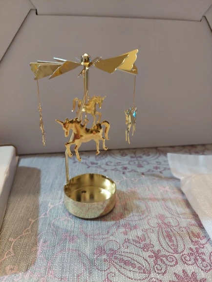 Metal Hot Rotating Candle Holder photo review