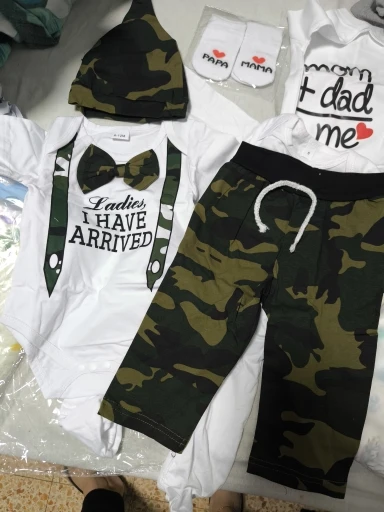 Camouflage Baby Boys Set photo review