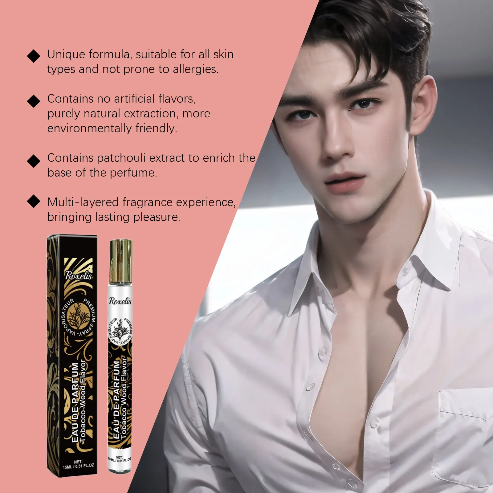 Charming Tobacco Wood Perfume for Men