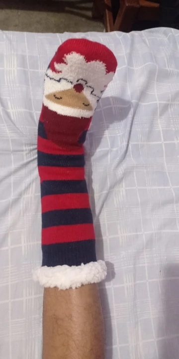 Flauschige Wintersocken mit niedlichen Tiermotiven photo review