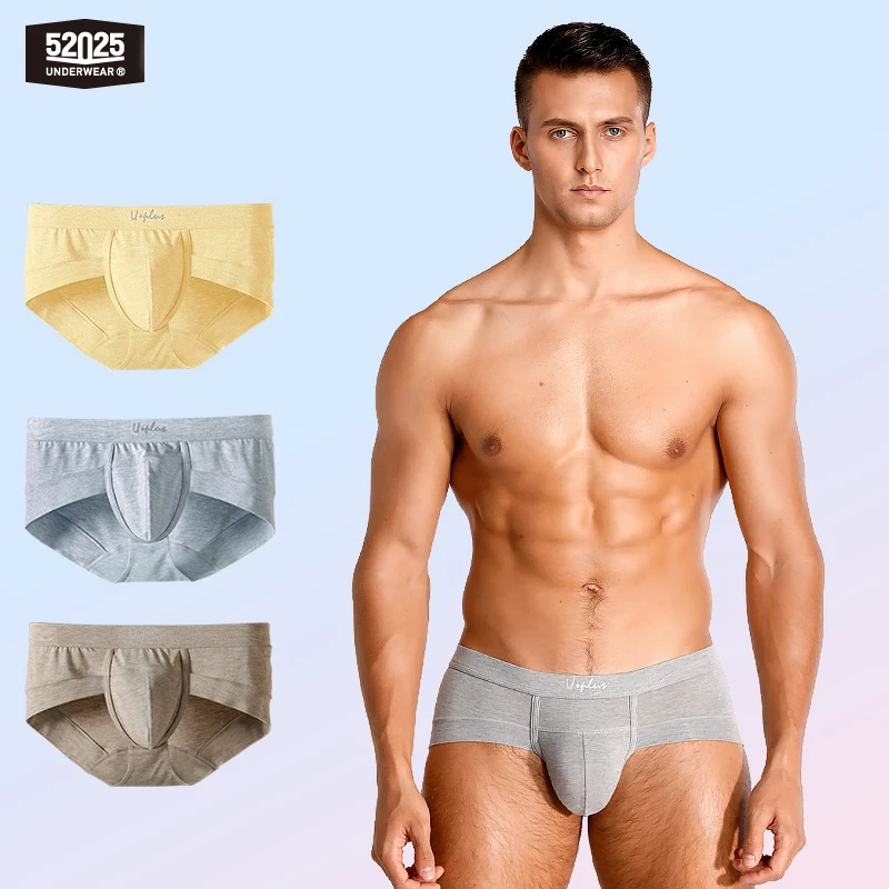 Ropa interior transpirable para hombre, calzoncillos suaves y cómodos, respetuosos con el medio ambiente, Sexy, de 3 unidades, 52025| | - AliExpress