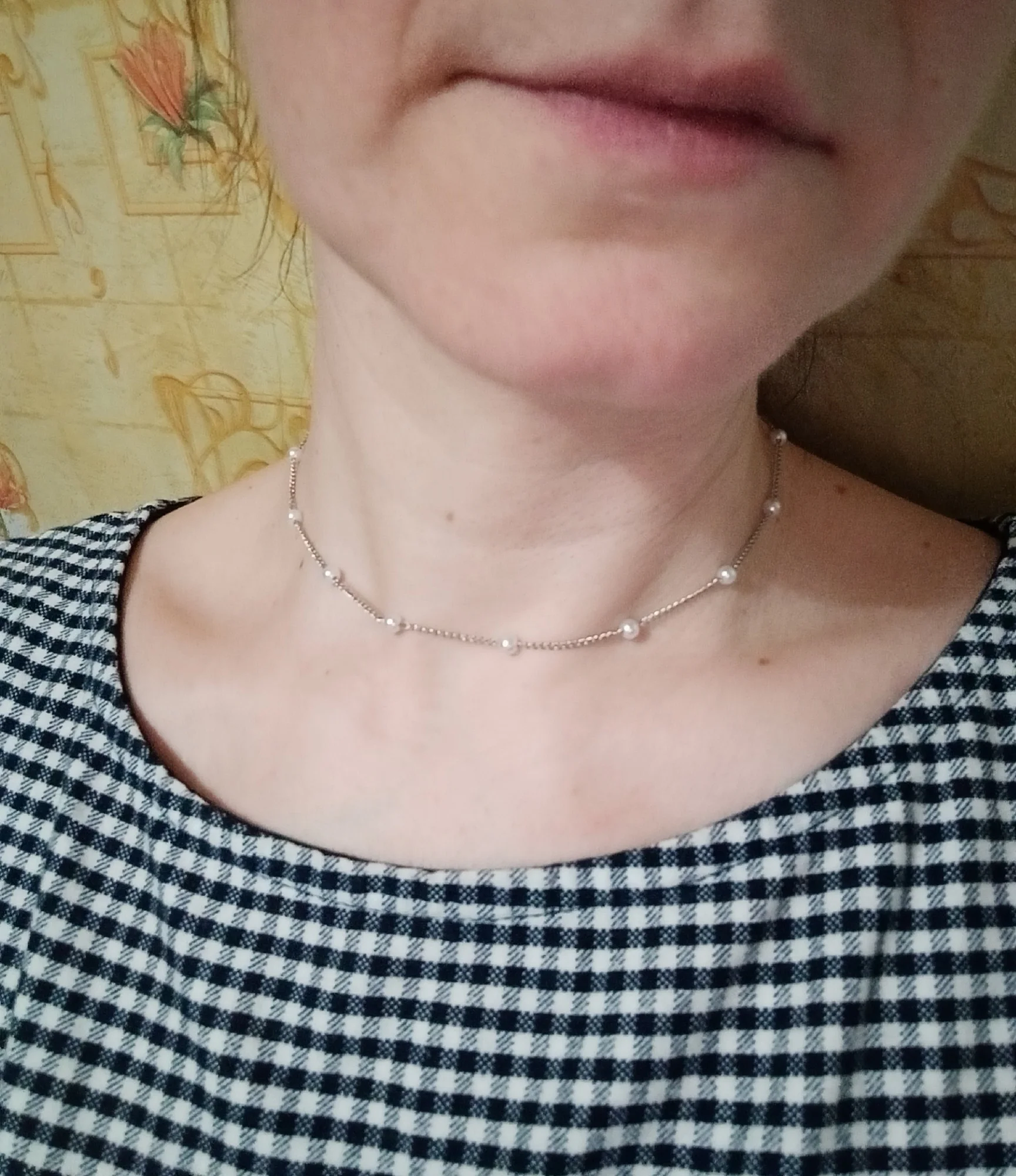 LATS Multilayer Pearl Cross Love Heart Pendant Necklaces photo review