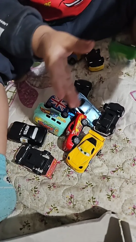 12pcs/set Disney Pixar Cars – Back Force Model Car Set