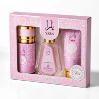 BURPHISE YARA Coffret Cadeau Parfum Femme 3 Pièces – Eau de Parfum 50ml + Brume Parfumée 88ml + Lotion Corps 88g – Senteur Florale Gourmande Longue Tenue – Idée Cadeau Luxe Femme 2