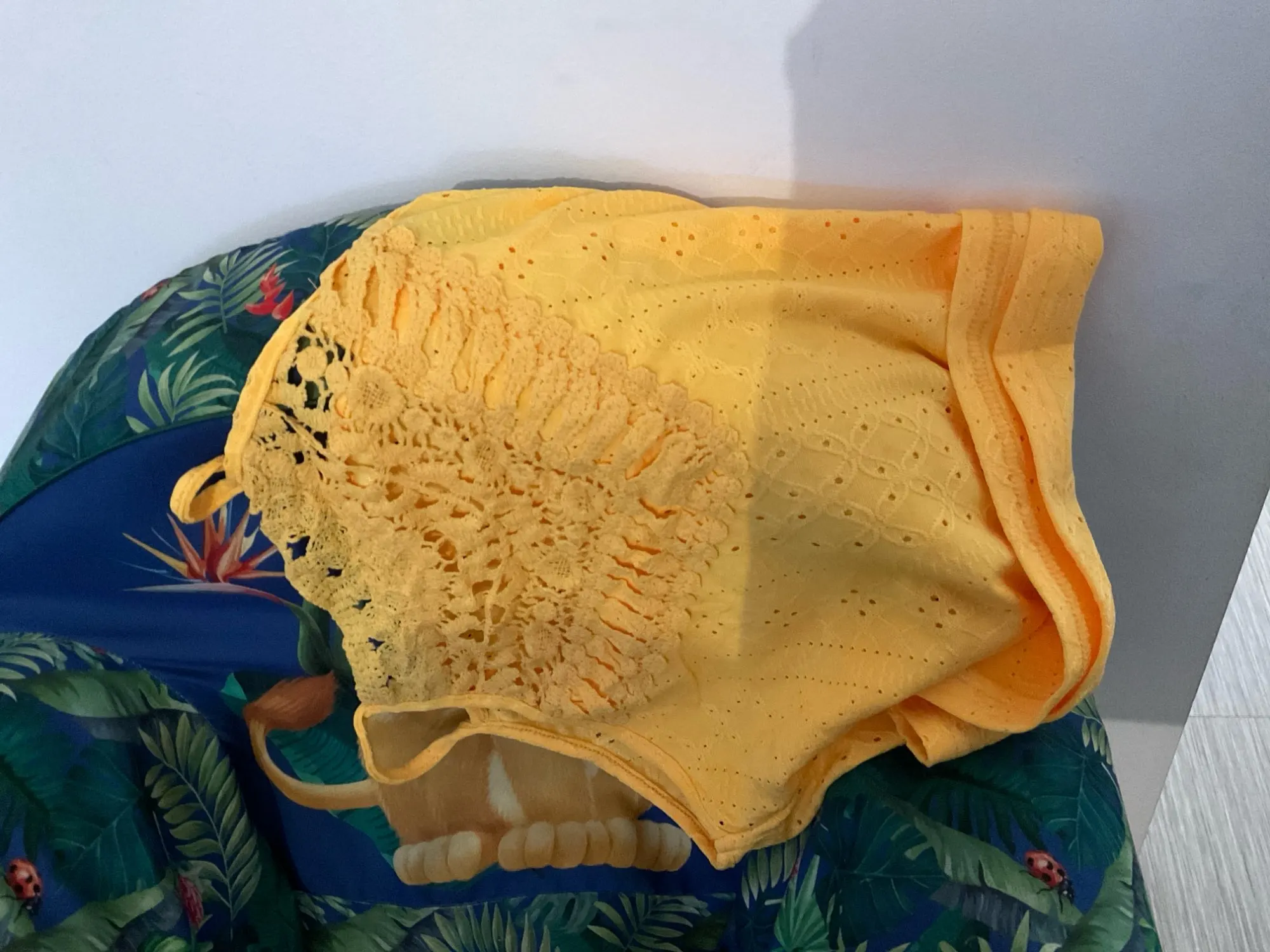 Women's Crochet Knit Hollow Out Halter Top photo review