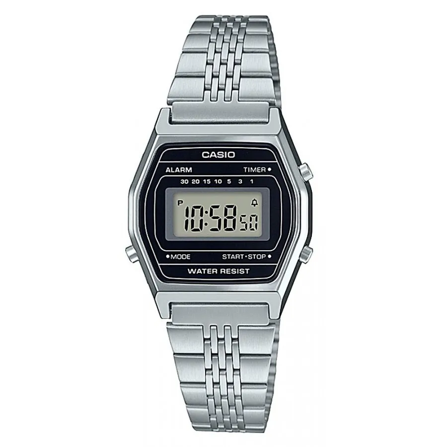 Orologio Digitale Vintage Casio La690Wa-1D Allarme-Cinturino In Acciaio