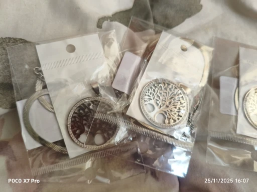 Gold Life Tree Pendant Necklace | Stainless Steel Jewellery photo review