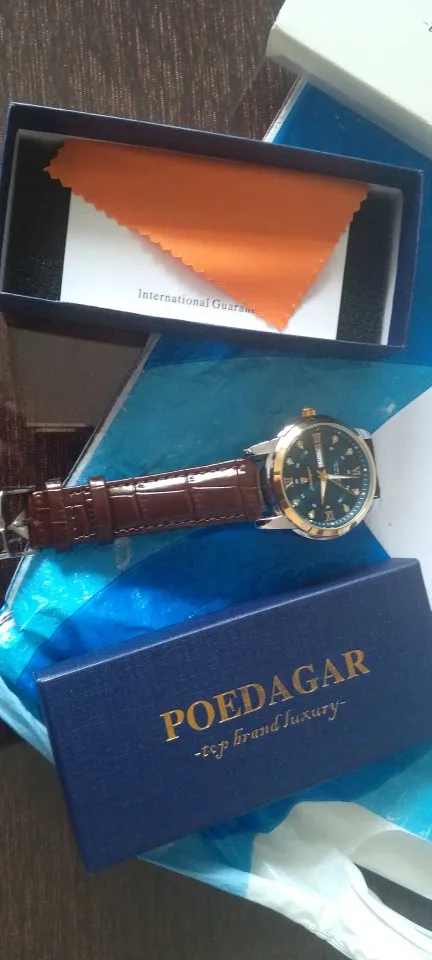 POEDAGAR Luxury Man Wristwatch photo review