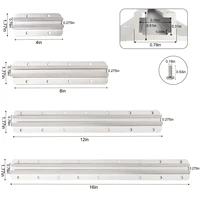 Aluminum Kayak Track Rails Bracket Accessories Kayak Track mount Rail System Fishing Rod Rack Holder Mounting Base Canoe 2