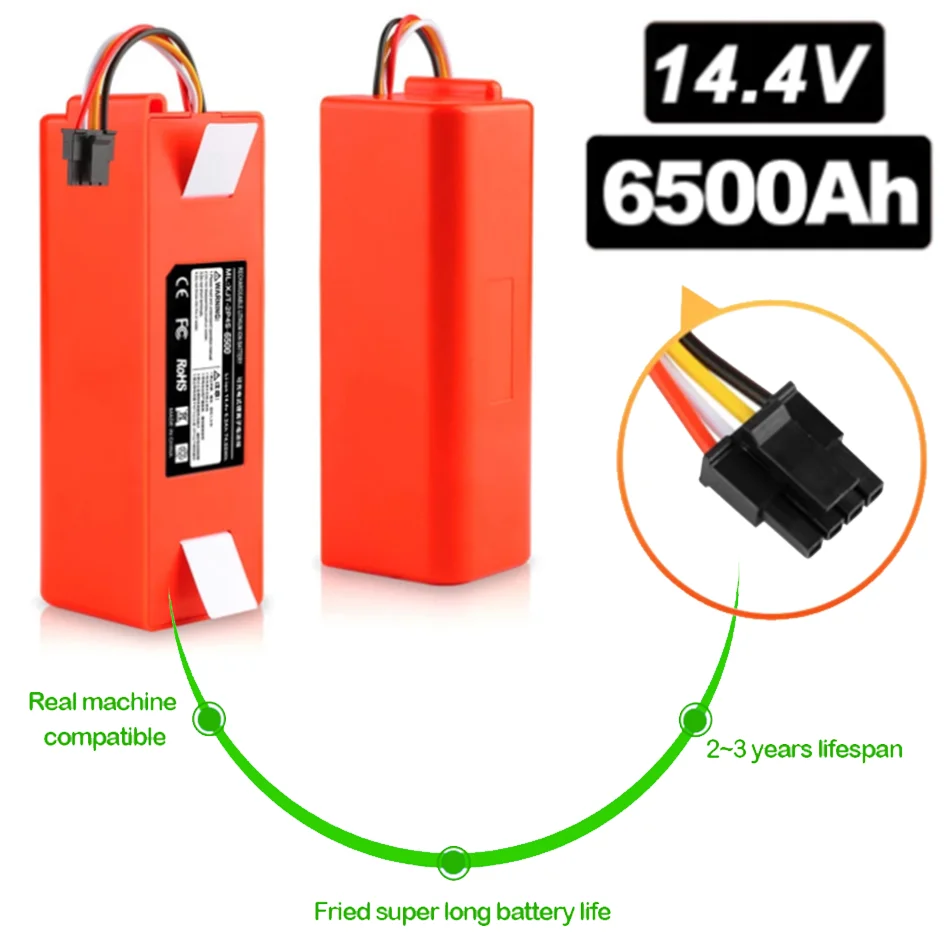 BRR-2P4S-5200D de batería Original para XIAOMI, 1S, Roborock, S5MAX