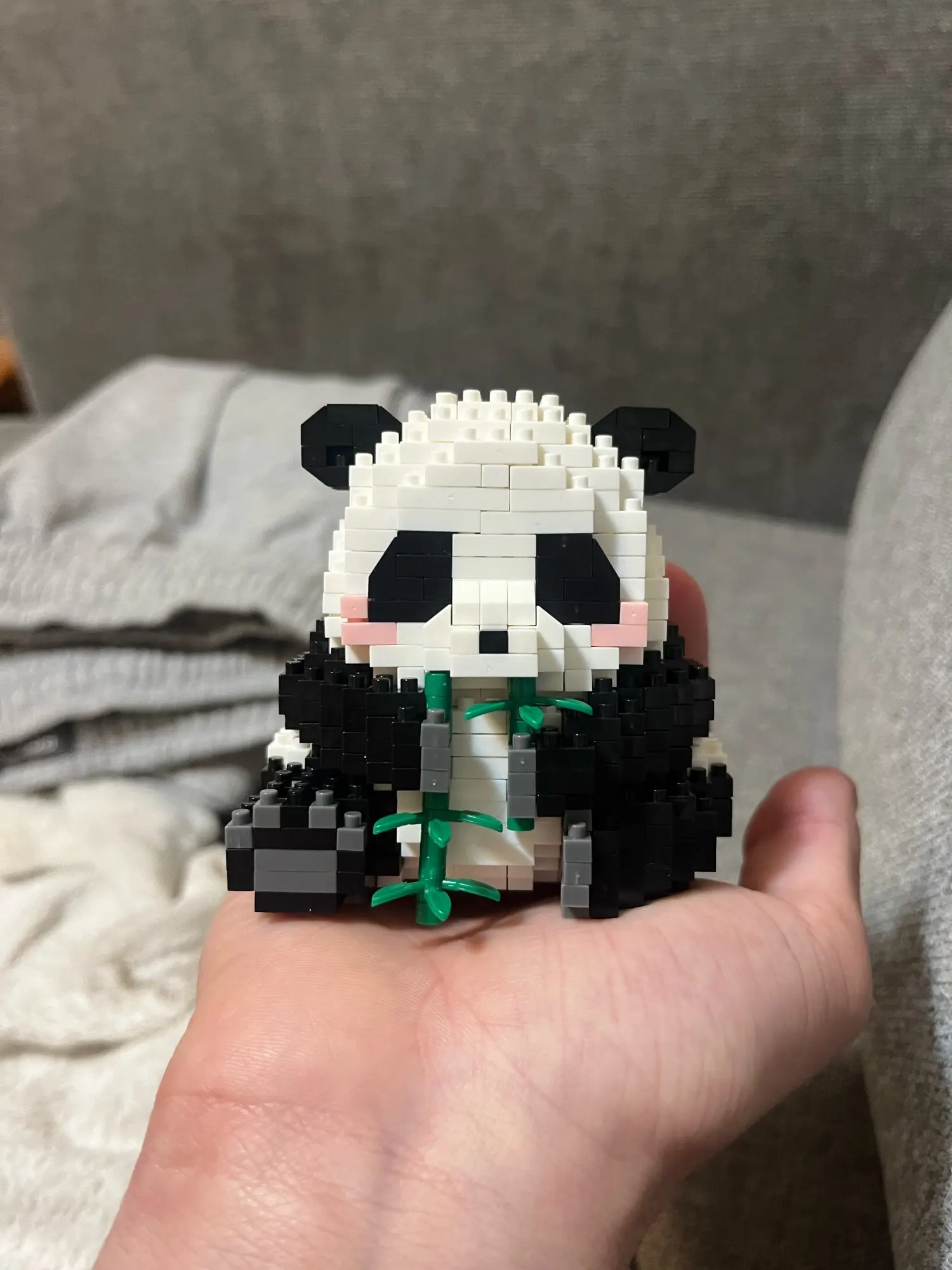 Creative DIY Assemable Animal Cute MINI Chinese Style Animal Panda Building Block Educational Boy Toys For Children Model Bricks photo review