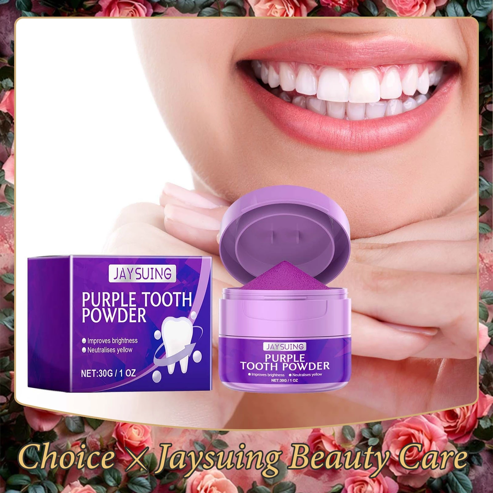 Whitening Tooth Powder Cleaning Oral Hygiene Fresh Breath Remove Plaque Stains Tartar Removal Bright Dental Brush Teeth Powder teeth whitening powder teeth cleaner