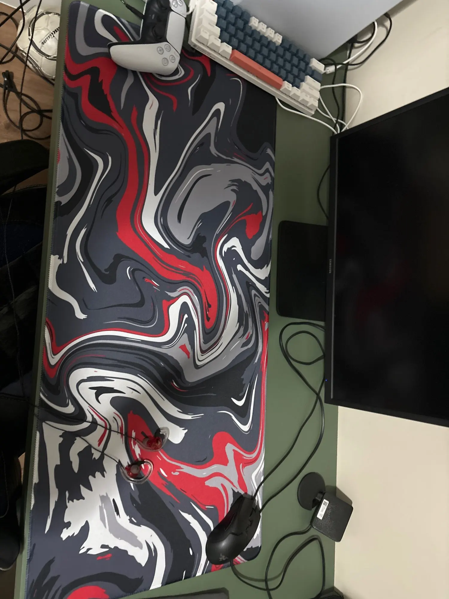 XXL Strata Liquid 900x400 Mouse Pad Computer Laptop Anime Keyboard Mouse Mat Large Mousepad Keyboards Gamers Decoracion Desk Mat photo review