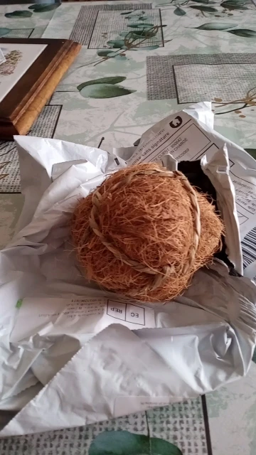 Grassy Fun: 7cm Braided Ball Chew Toy for Small Animals photo review