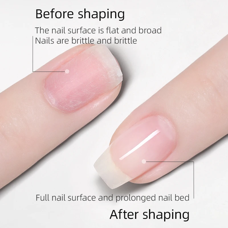 RS NAIL 10ml Reinforce Gel Nail Polish Self-leveling Construction Gel Semi Permanent Soak Off UV Varnish Base Reinforcement