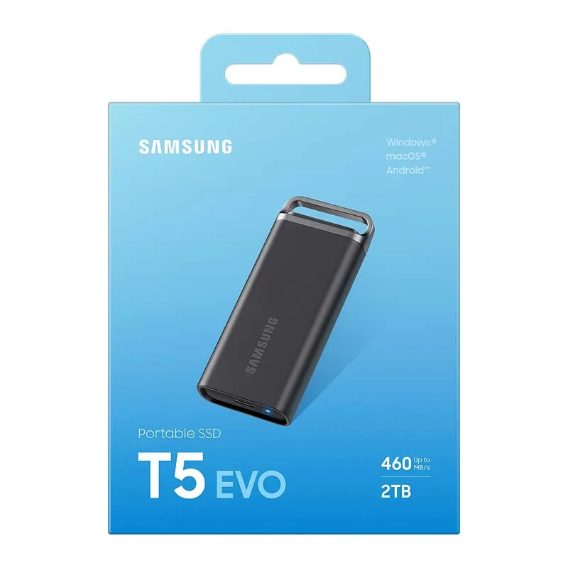 Samsung Portable SSD T5 EVO 4TB 2TB USB 3.2 Gen 2 Reader Portable 8T PSSD External Disk Hard Drive For Laptop Desktop external hard drive