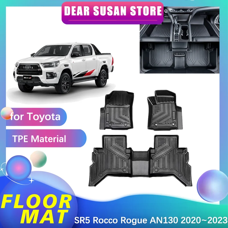 FloorMatforToyotaHiluxSR5RoccoRogueOXAN110AN120AN1302015