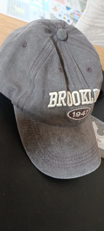 Casquette de baseball rétro Brooklyn – Broderie coton réglable, unisexe, style streetwear été photo review