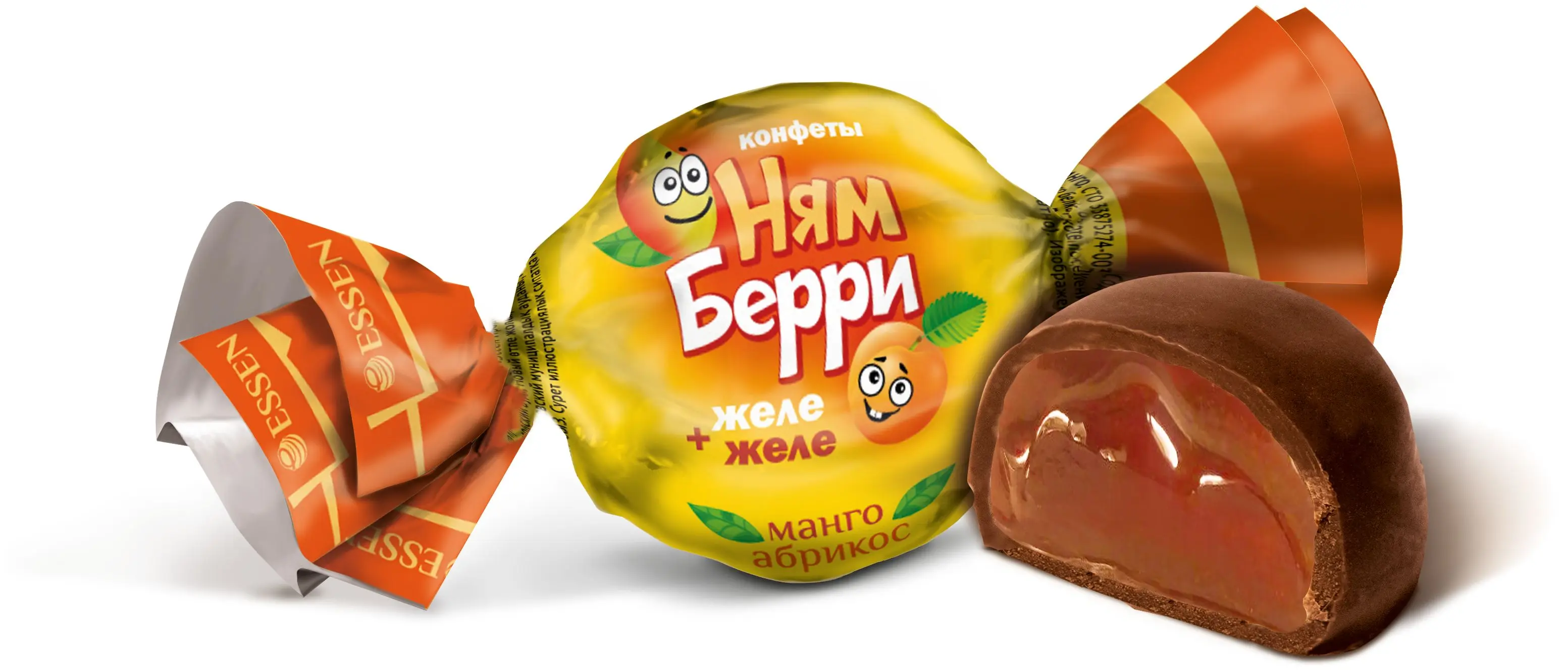 Рисунок 3 - Упаковка 4 пачки Конфеты Essen