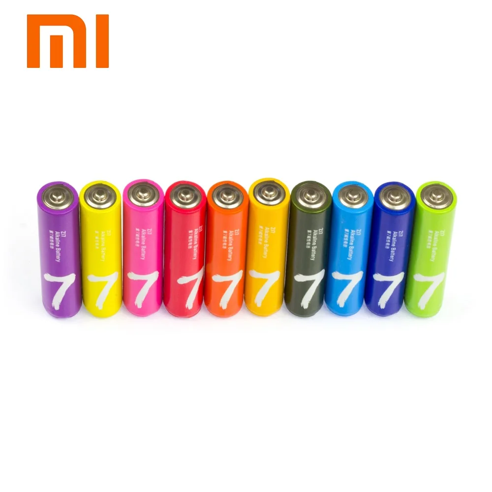 Батарейки Xiaomi ZMI Rainbow ZI7 Batteries типа AAА 10 шт. (цветные) |