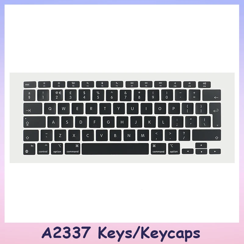 

Сменные колпачки для клавиш для Macbook Air 13 ''A2337 2020 US UK Французский Немецкий датский Итальянский Испанский шведский русский швейцарский