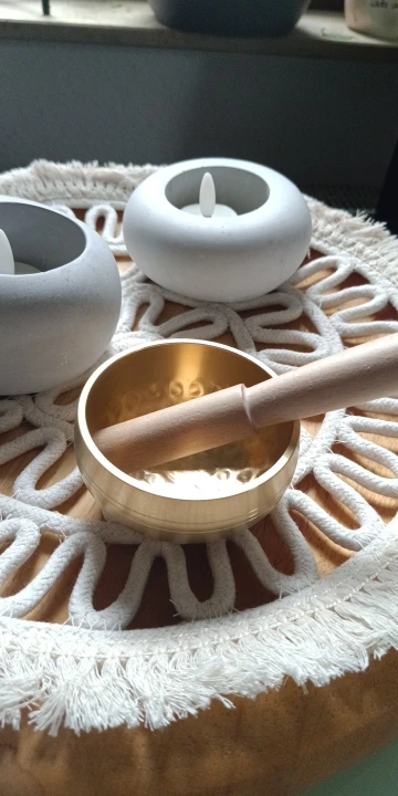 Tibetan Handmade Brass Singing Bowl | Meditation & Yoga Bowl photo review