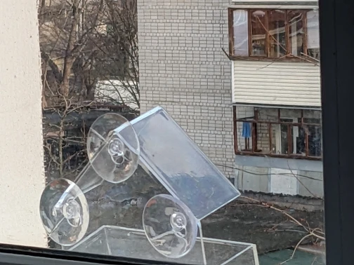 The Transparent Window Bird House