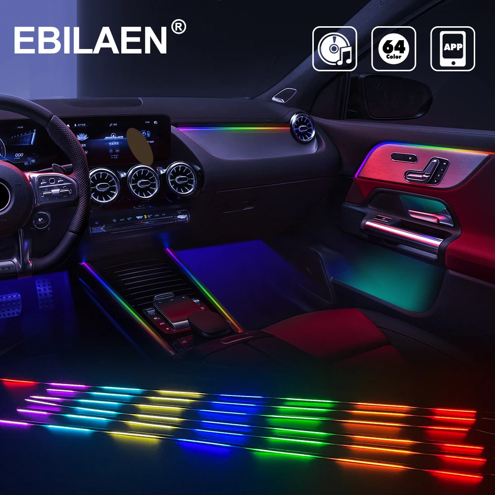 Symphony Full Color Car Interior Light Dual Zone LED Strip