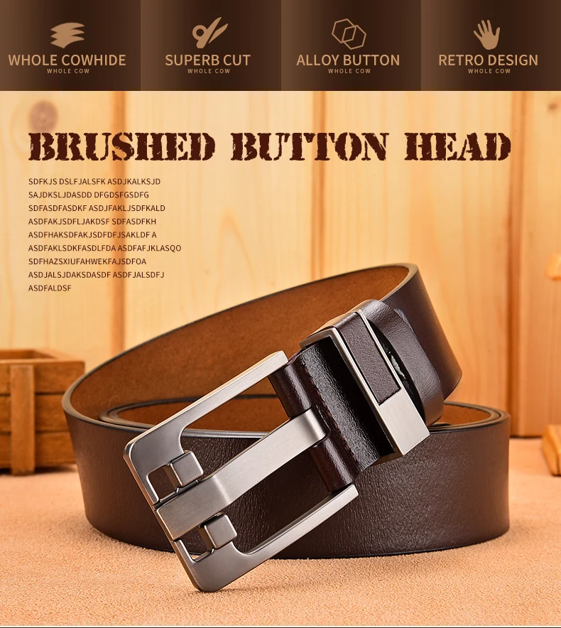 Women Belt Cow Genuine Leather L Designer Belts for Men High