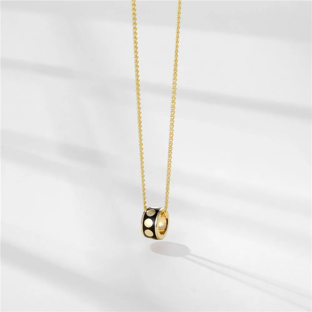 

HUAMI 2022 Summer New Fashion Korea Retro Round Necklace Personality Trend Classic Design Simple Creative Jewelry Accessories