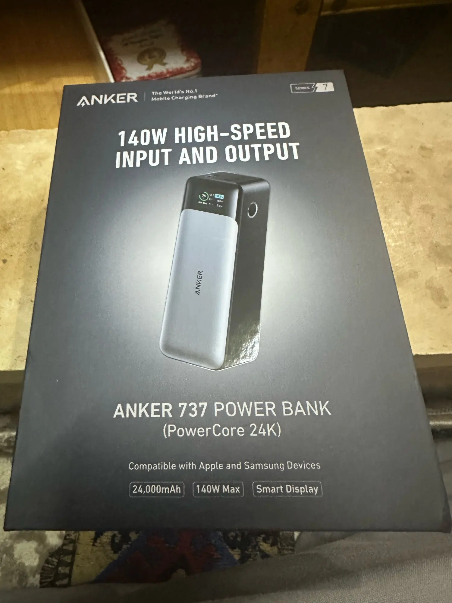 Anker 737 Power Bank 24000mAh 140W Powerbank 3-Port Portable