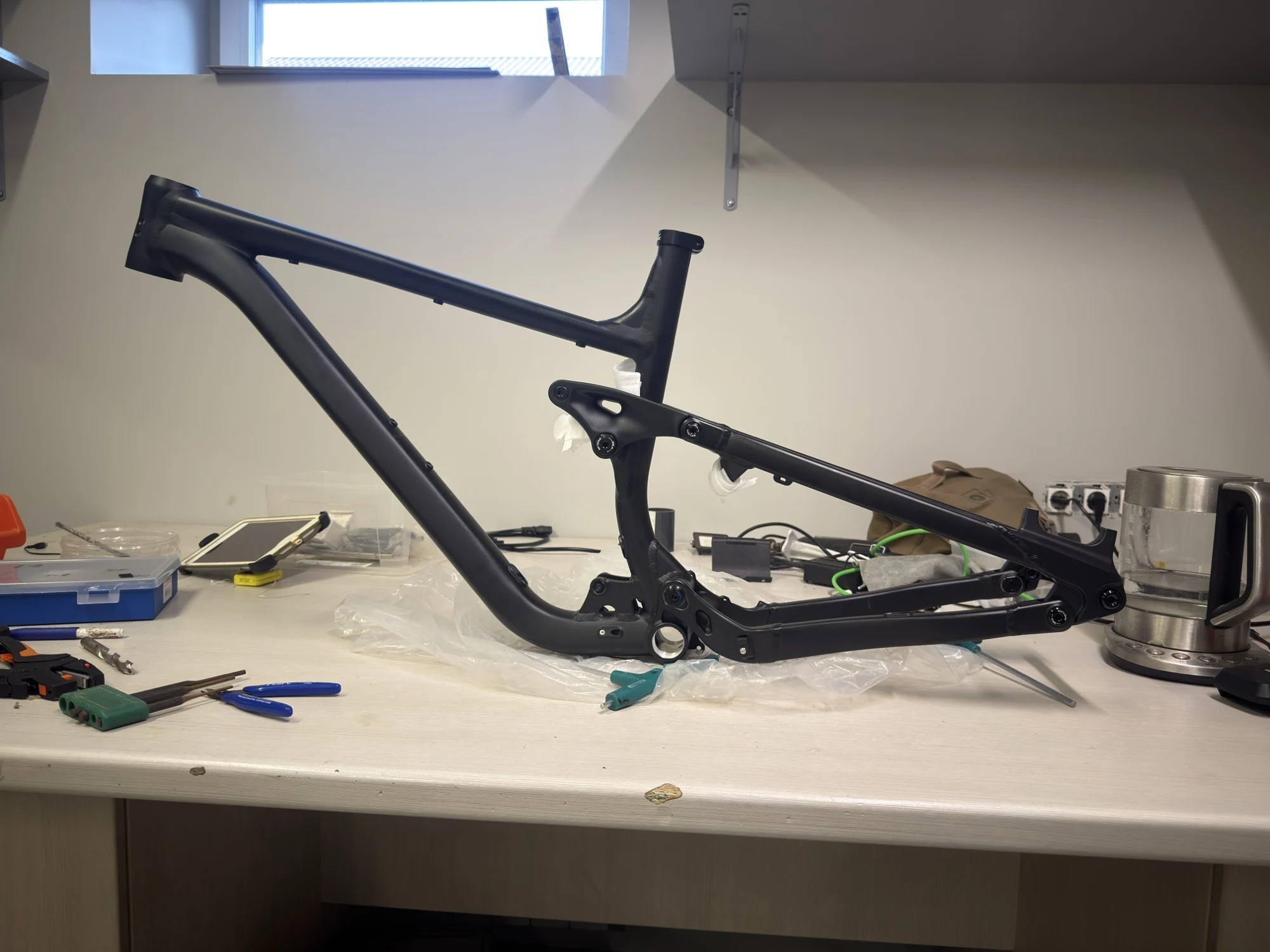 Fastwork-Bicycle Soft Tail Frame, Mountain 4 Links, Full