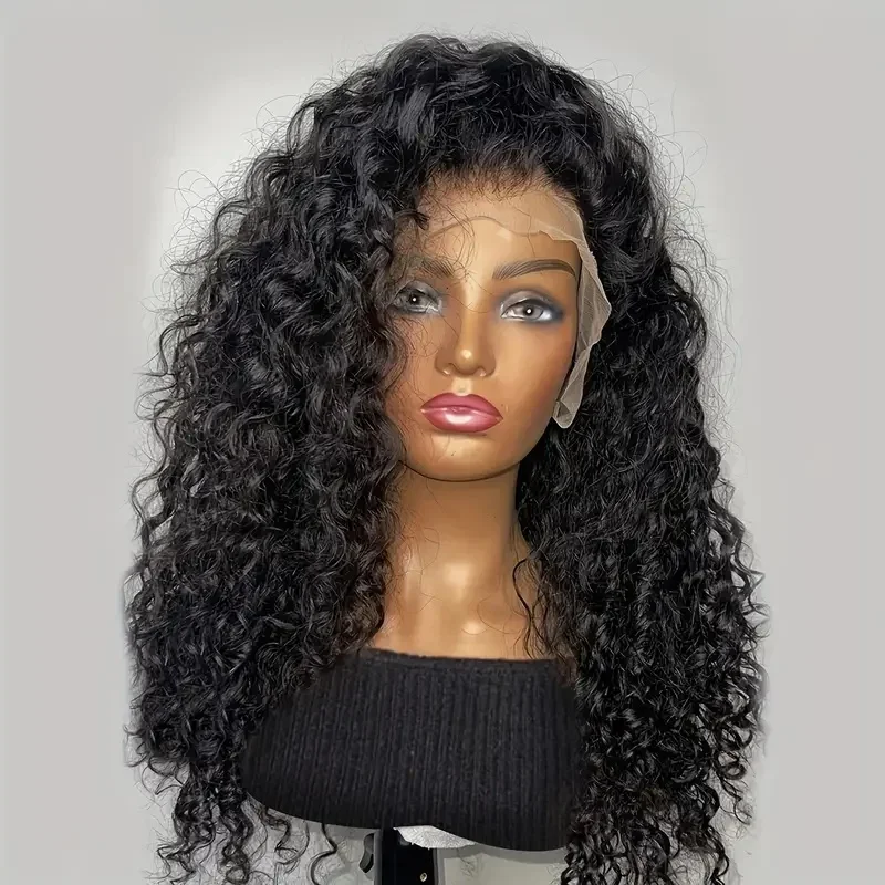 Perruque Lace Front Wig Naturelle Boucl e Deep Wave HD 4x4 5x5 13x4 perruque-lace-front-wig-naturelle-boucl-e-deep-wave-hd-4x4-5x5-13x4