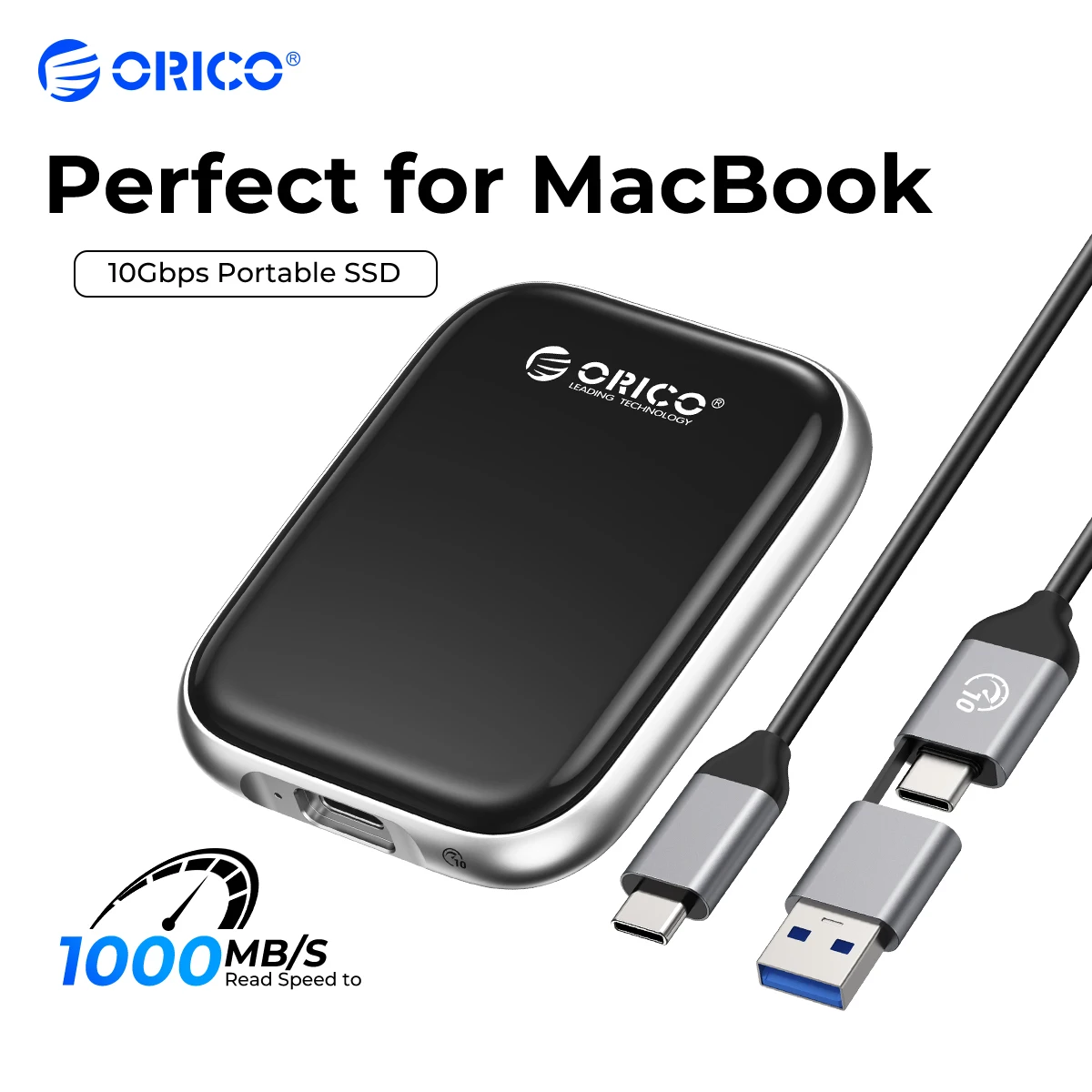 Orico Beetle Ssd Portatile 1000 Mb/S Unità A Stato Solido Esterna 2Tb 1Tb 512Gb Usb 3.2 Gen2 Type- C Pssd Per Laptop Macbook Air Pro