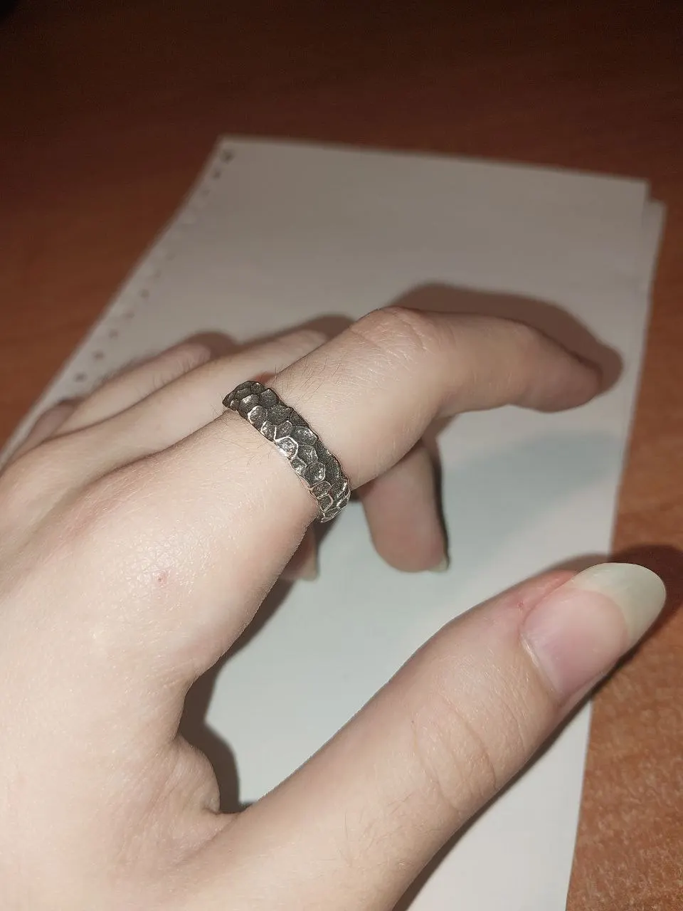 Anillo "Abrazo Lunar" Plata Ajustable