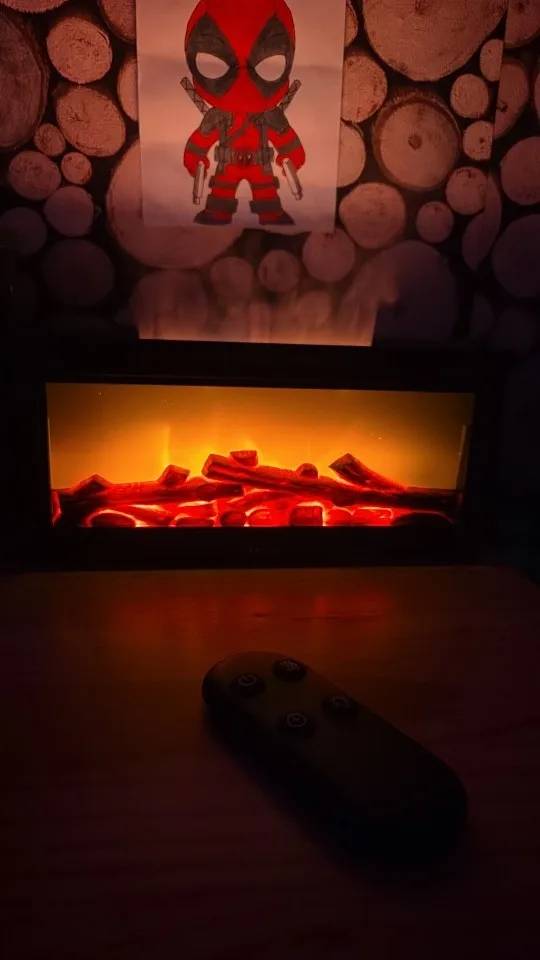 Fireplace Effect Essential Oil Diffuser with Remote Control