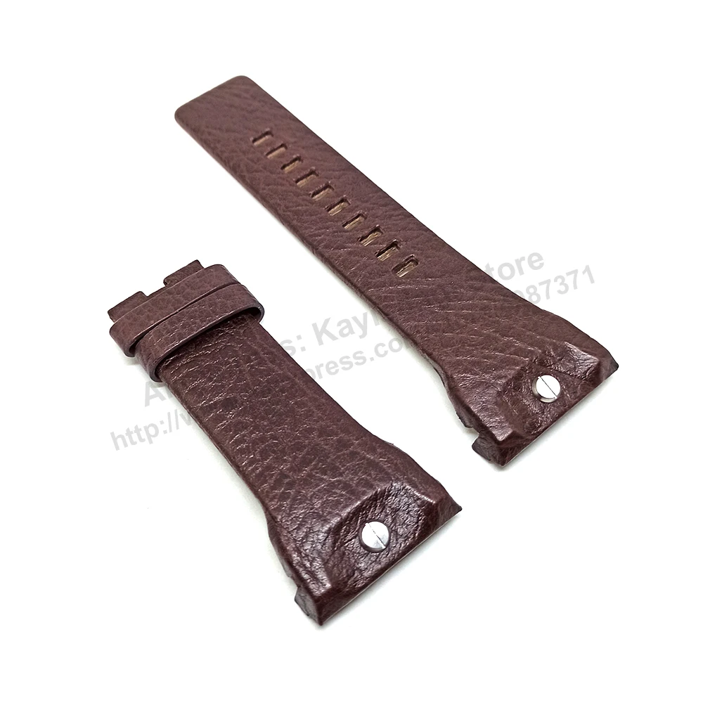 diesel-dz4184-dz4183-fits-with-34mm-brown-rivet-genuine-leather-replacement-watch-strap-band