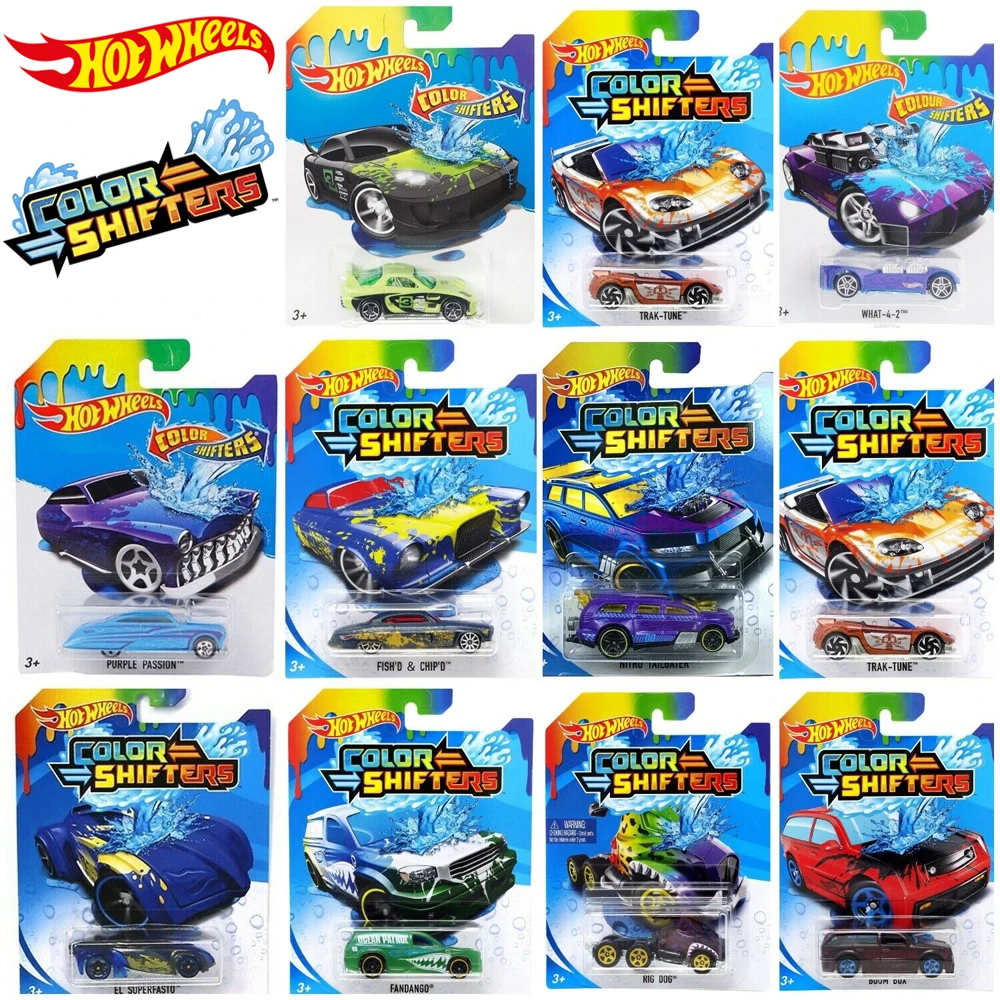 Hot Wheels Cars, Color Shifters 5-Pack with Repeat Color-Change Feature  (Styles May Vary)