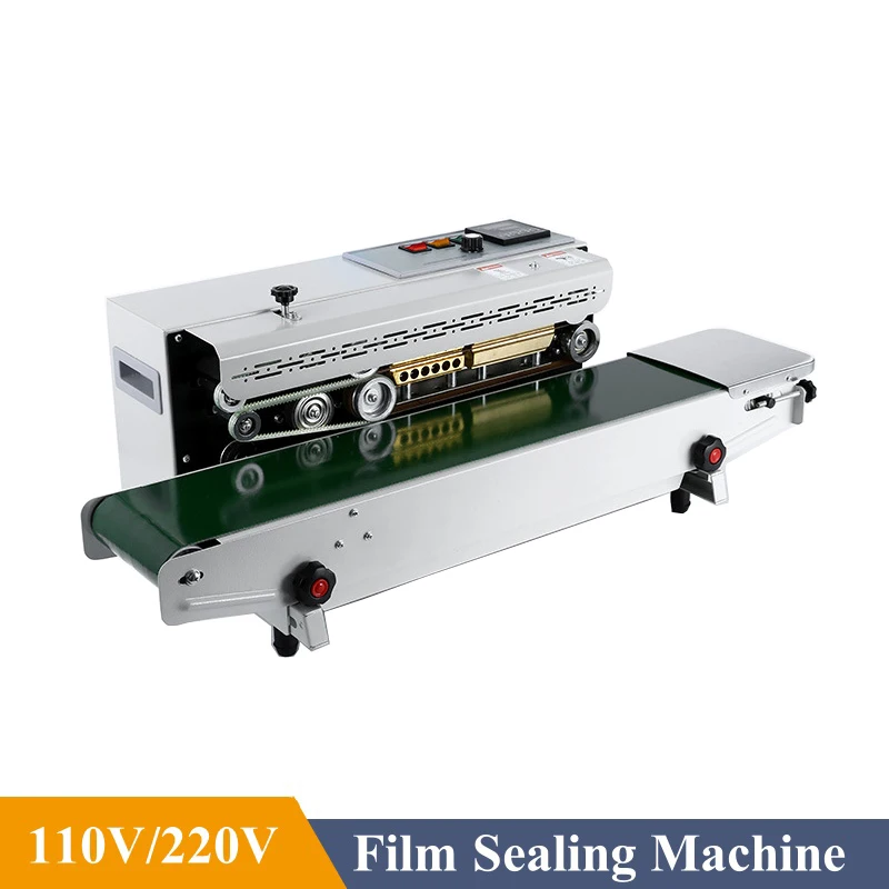 Continuous Sealing Machine Automatic Horizontal Continuous Bag Band Sealer FR900 Plastic Bag Sealer Machine With Digital