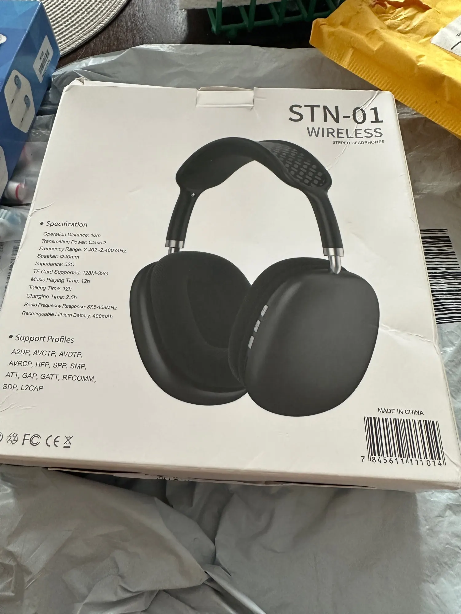 P9 Wireless Bluetooth Headphones With Mic Noise Cancelling