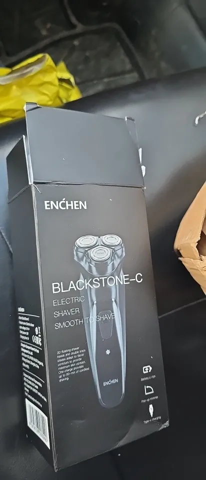 ENCHEN Blackstone Electrical Rotary Shaver for Men 3D Floating Blade Washable Type-C USB Rechargeable Shaving Beard Machine photo review