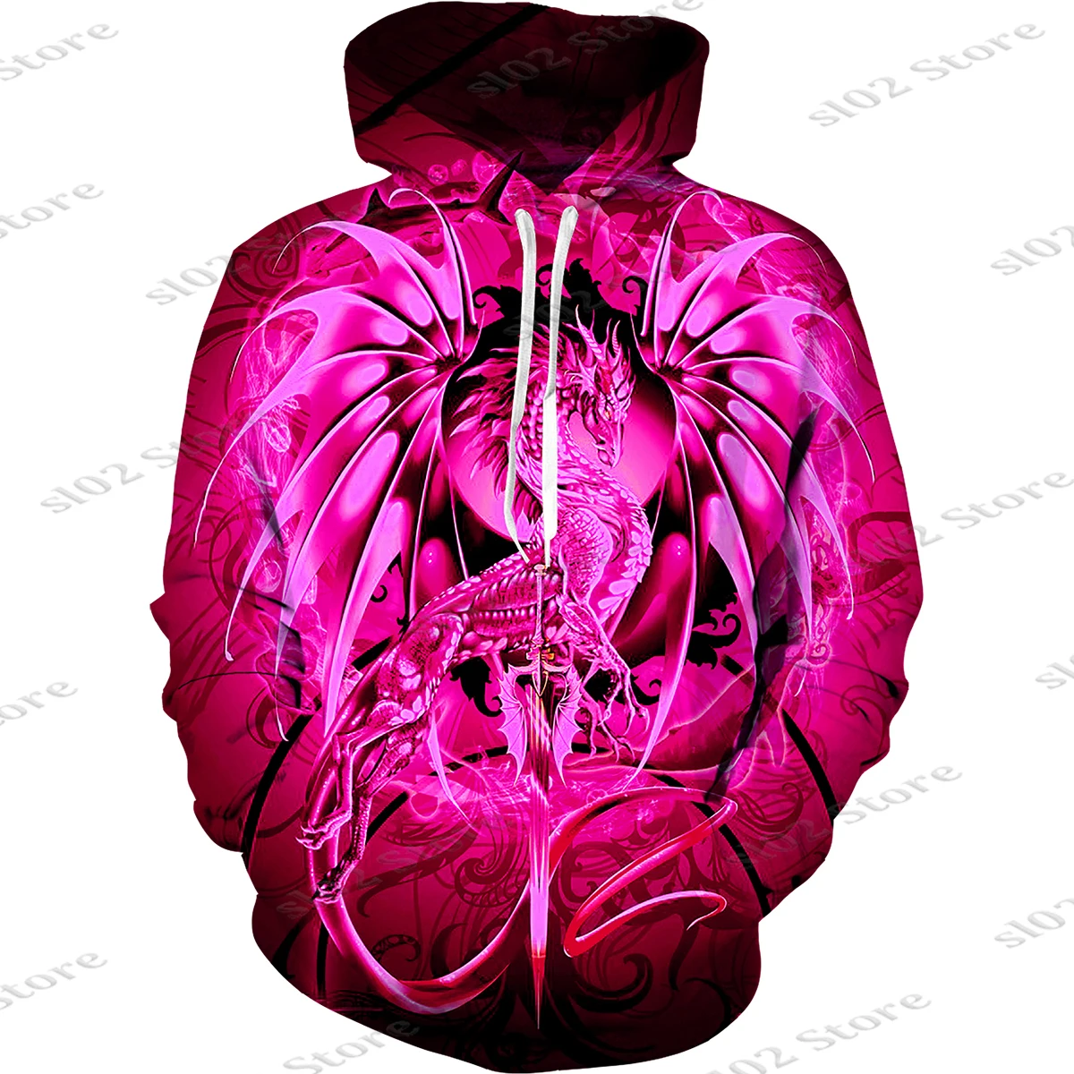 

Spring Autumn Dragon Hoodies For Men Women Hoodies