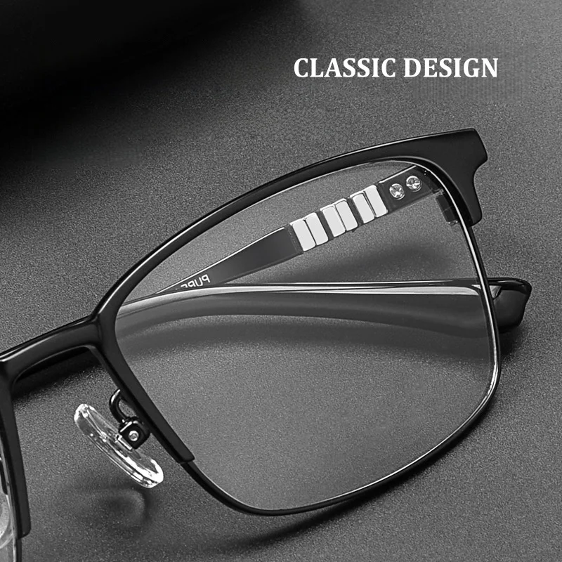 Chashma Unisex Full Rim Polygon Square Titanium TR 90 Eyeglasses 703312 Image 4