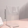 1pc makeup brush storage box, simple and transparent multifunctional makeup brush storage rack, simple, durable and practical 2