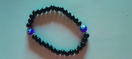 Evil Eye Black Tourmaline Bracelet | Mindful Protection Jewellery photo review