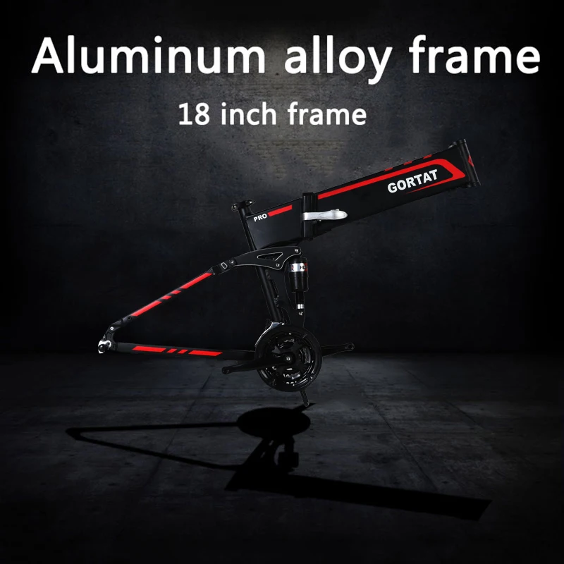 GORTAT 26 Inch 48V 1000W 16Ah Electric Bike Folding Ebike Iithium Assisted Mountain Bicycle Aluminum Alloy Frame Bicicleta