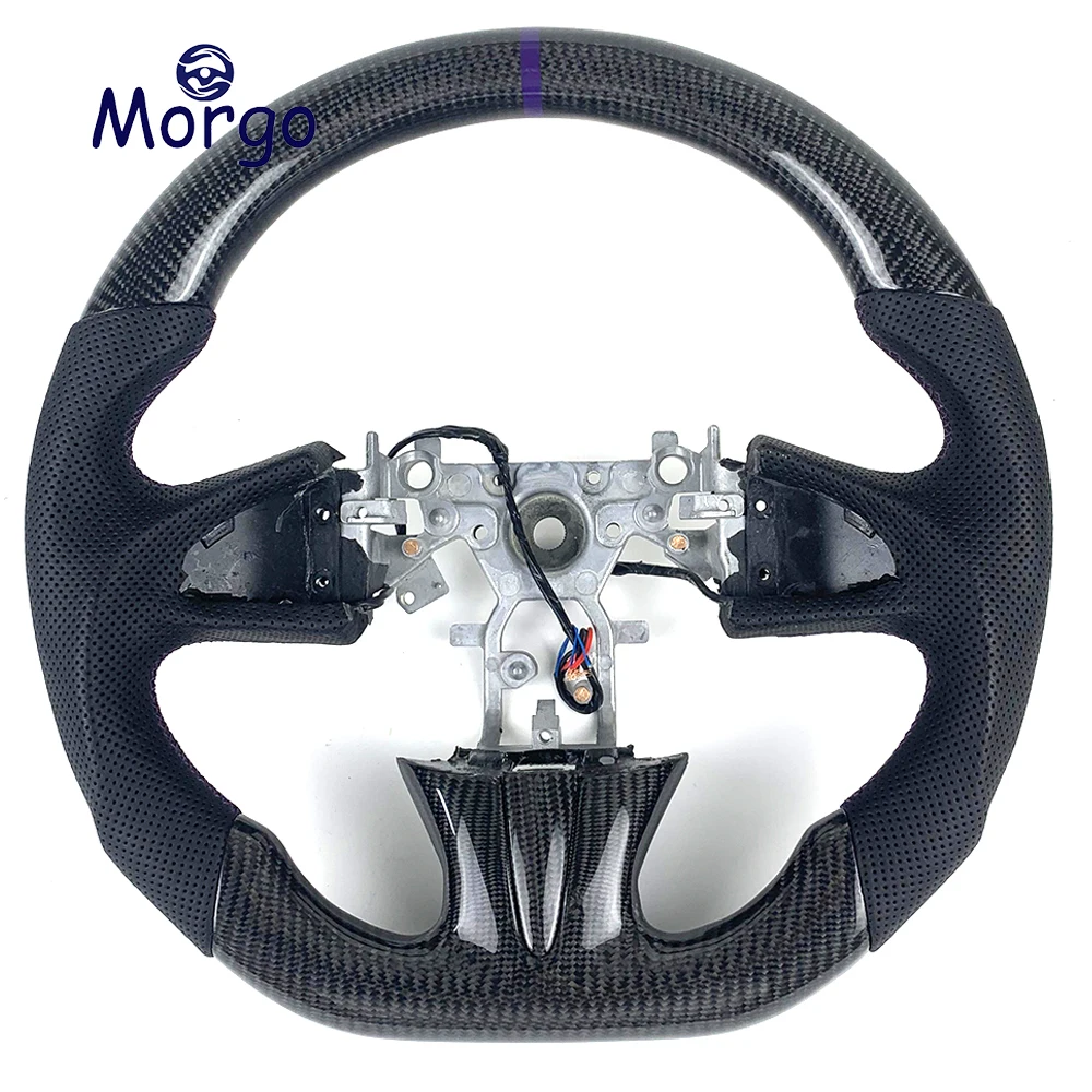 

Q50 Carbon Fiber Steering Wheel For Infiniti G37 G35 qx50 qx30 Q70 Q60 Customizable Carbon Fiber Steering Wheel