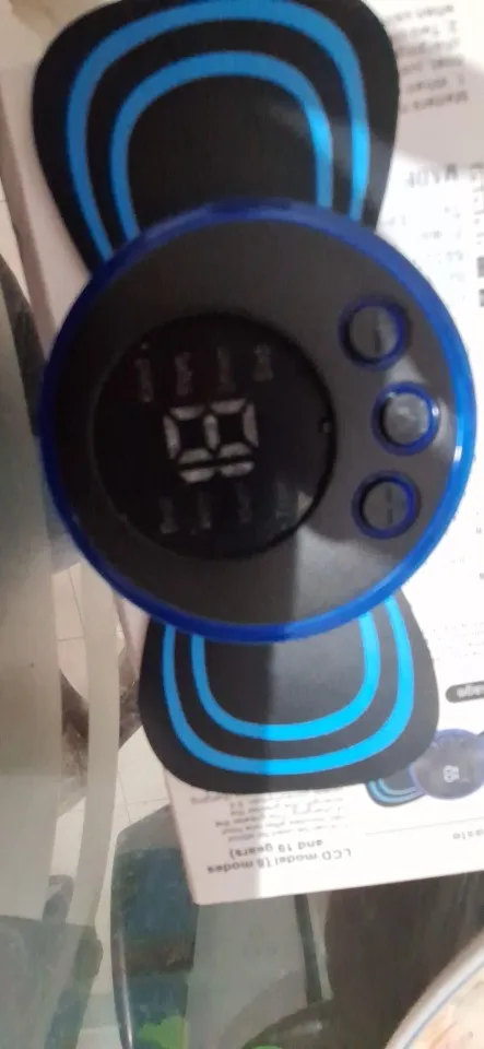 Tragbares EMS Nackenmassagegerät - Muskelstimulator für Nacken- und Rückenschmerzlinderung photo review