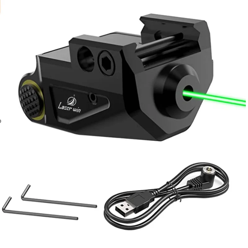 Green Dot Laser Magnetic Charger Tactical Hunting Pistol Laser Fits 20mm Picatinny Rail Weaver Mount Glock Accessories laser sight